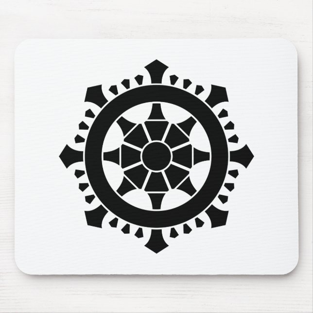Dharma chakra mouse mat (Front)
