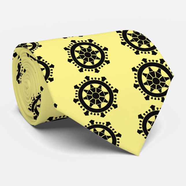 Dharma chakra tie (Rolled)