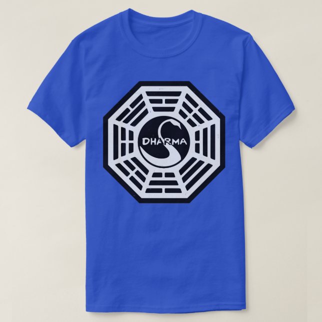 Dharma Initiative vintage Lost T-Shirt (Design Front)