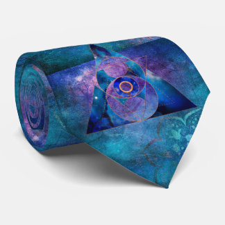 Dharma Sacred Geometry Galaxy Neck Tie
