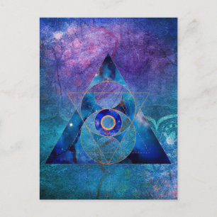 Dharma Sacred Geometry Galaxy Postcard