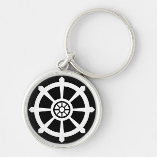 Dharma Wheel Insight Key Ring