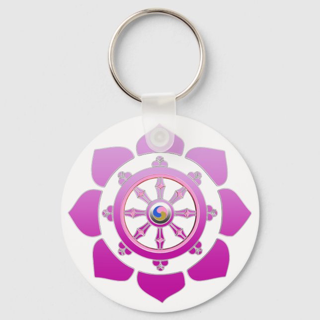 Dharma wheel key ring (Front)