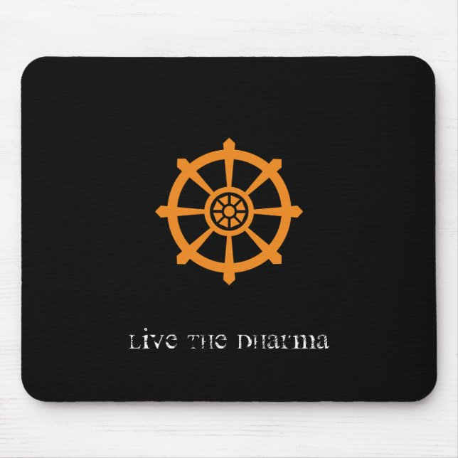 Dharma Wheel Mouse Mat (Front)