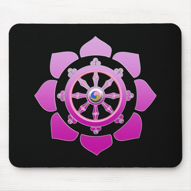 Dharma wheel mouse mat (Front)
