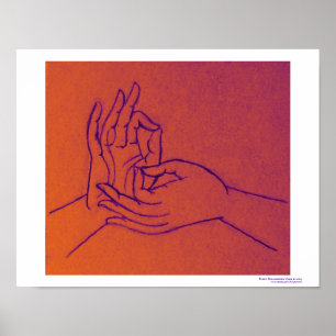 Dharmachakra Mudra Poster