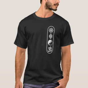 Dharmachakra Wheel  Om Sign  Yin Yang  Endless Kno T-Shirt