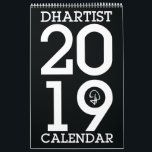 DHARTIST Calendar - 2019<br><div class="desc">Replace the bland of your day with this colourful calendar from dhartist! Featuring a collection of his most popular designs.</div>