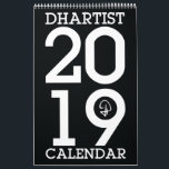 DHARTIST Calendar - 2019<br><div class="desc">Replace the bland of your day with this colourful calendar from dhartist! Featuring a collection of his most popular designs.</div>