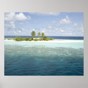 Dhiggiri Island, South Ari Atoll, The Maldives, Poster