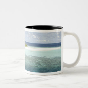 Dhiggiri Island, South Ari Atoll, The Maldives, Two-Tone Coffee Mug