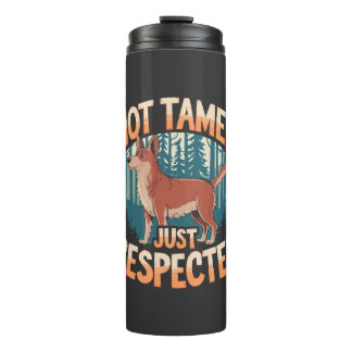 Dhole Lover Wildlife Canid Asiatic Wild Dog Thermal Tumbler