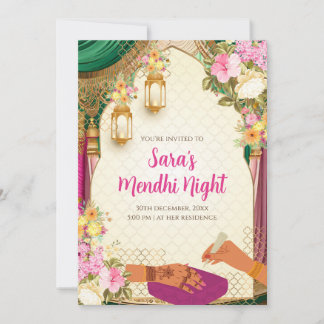 Dholki invite & Mehndi invitations Digital