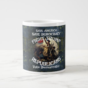 DHS CBP Insurrection Act Martial Law Declared WH Large Coffee Mug