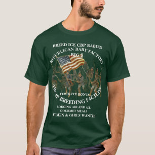 DHS CBP Trump Iran War Wag Dog Bombing War Crimes T-Shirt