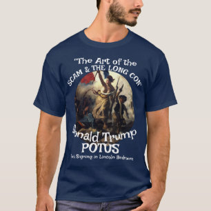 DHS FBI CBP USA AMERICA FLAG PATRIOTIC POLITICAL T-Shirt