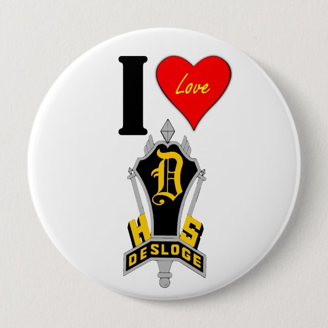 DHS Huge, 4 Inch Round Button (Front)