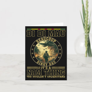 Di Di Mau Its Nam Thing Dinky Dau Funny Vietnam Ve Card