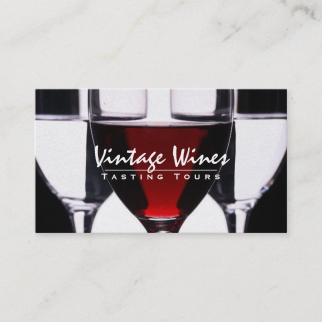 Di Vino | Vintage Business Card (Front)