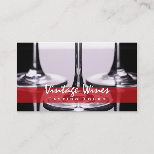 Di Vino | Vintage III Business Card (Front)