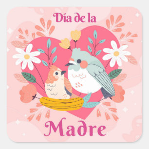 Dia De La Madre Square Sticker
