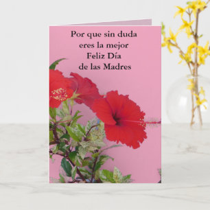 Dia de Las Madres eres la mejor 221 Card