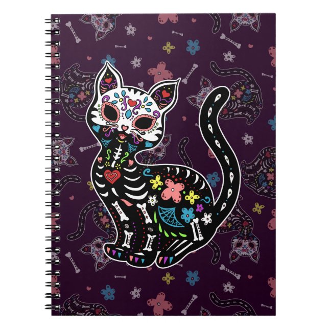 Dia de los Gatos Notebook (Front)