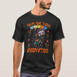 Dia De Los Meowtos Catmom Day Of The Dead Dia De L T-Shirt