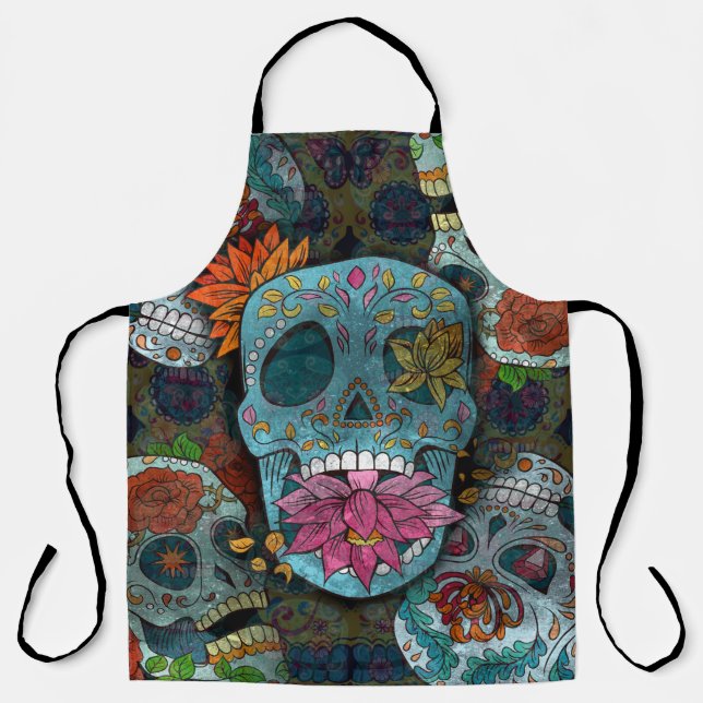 Dia De Los Muertos Apron (Front)