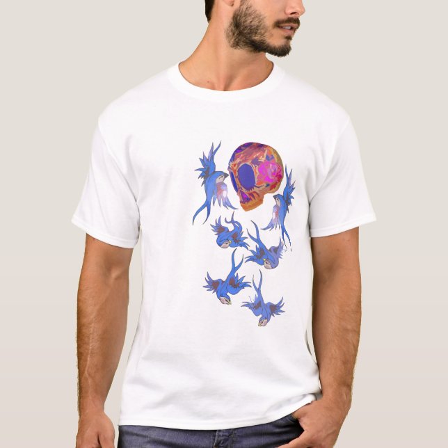 Dia de los muertos! birdies T-Shirt (Front)