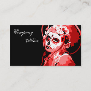 dia de los muertos business card