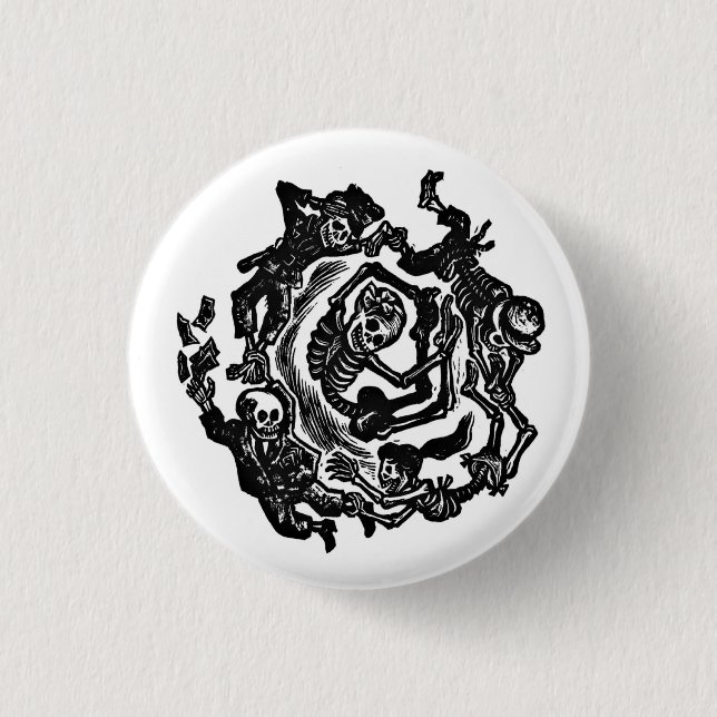 Dia de los muertos Button (Front)