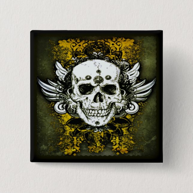 Dia de los muertos Button (Front)