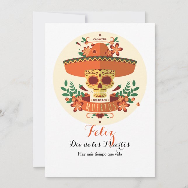 Dia De Los Muertos Card (Front)
