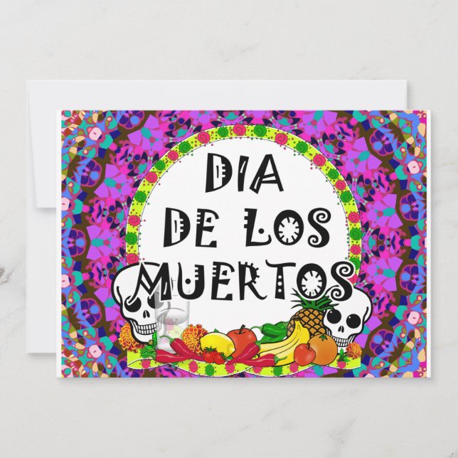 Dia De Los Muertos Card (Front)