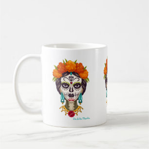 Dia de Los Muertos Catrina Coffee Mug