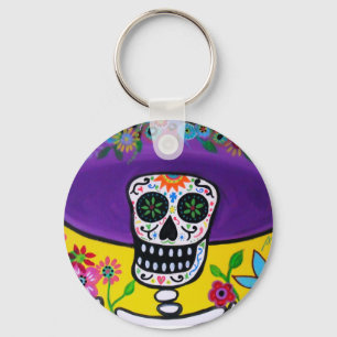 DIA DE LOS MUERTOS CATRINA KEY RING