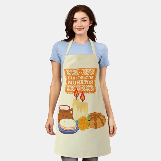 Dia De Los Muertos Celebration Apron (Worn)
