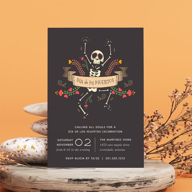 Día de los Muertos Celebration Invitation (Creator Uploaded)