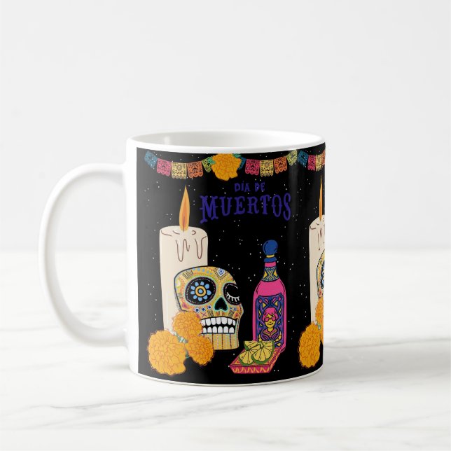 DIA DE LOS MUERTOS COFFEE MUG (Left)