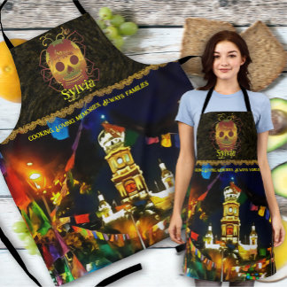 Dia de Los Muertos Cooking Loving Memories 190130 Apron