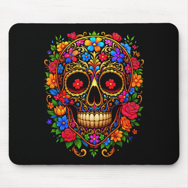 Dia De Los Muertos Costume Day Of The Dead Sugar S Mouse Mat (Front)