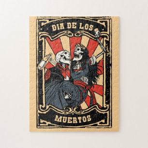 DÍA DE LOS MUERTOS COUPLE JIGSAW PUZZLE