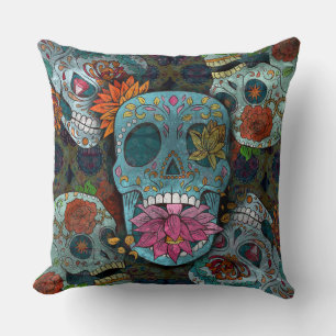 Dia De Los Muertos Cushion