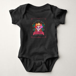 Dia de los muertos day of the dead baby bodysuit