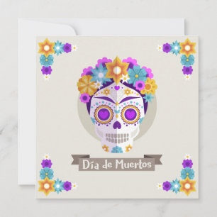 Dia de los Muertos Day of the Dead holiday Invitation