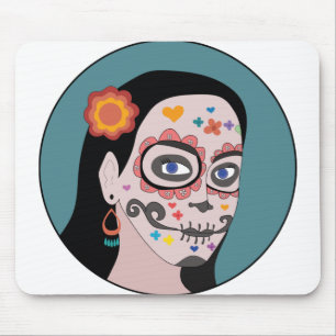 Día de Los Muertos Day of the Dead Mouse Mat