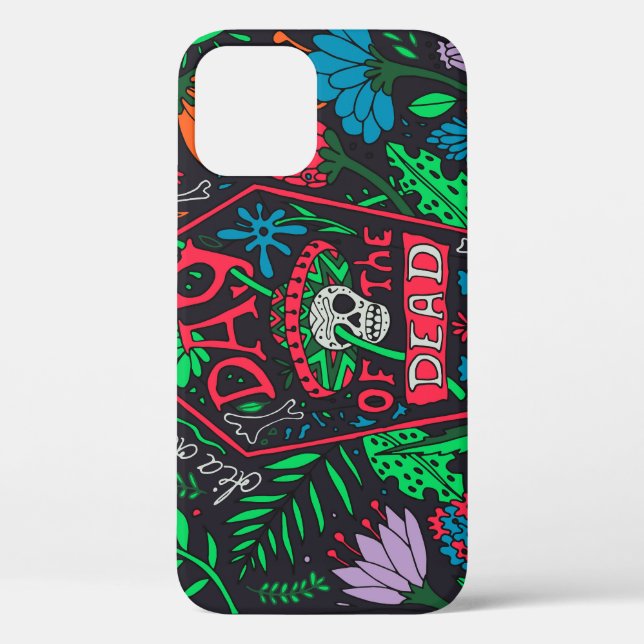 Dia de los Muertos: Festive Card Set Case-Mate iPhone Case (Back)