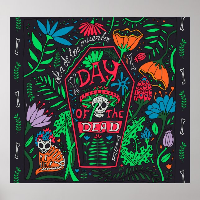 Dia de los Muertos: Festive Card Set Poster (Front)