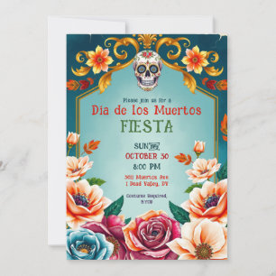 💀🎉Dia de los Muertos Heart & Soul Invitation